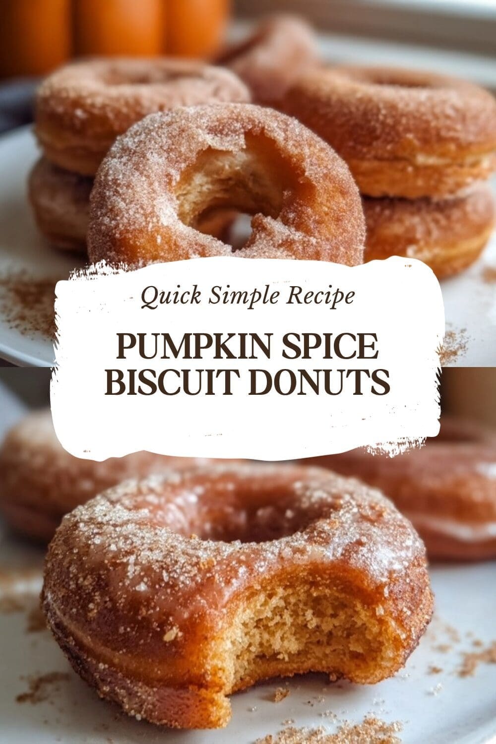 Pumpkin Spice Biscuit Donuts Easy Recipe 7 Pumpkin Spice Biscuit Donuts