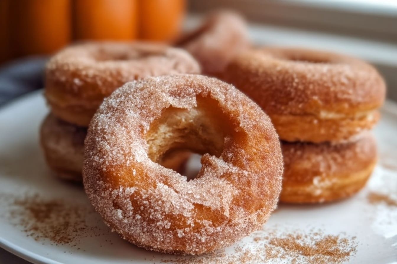 Pumpkin Spice Biscuit Donuts Easy Recipe 6 Pumpkin Spice Biscuit Donuts