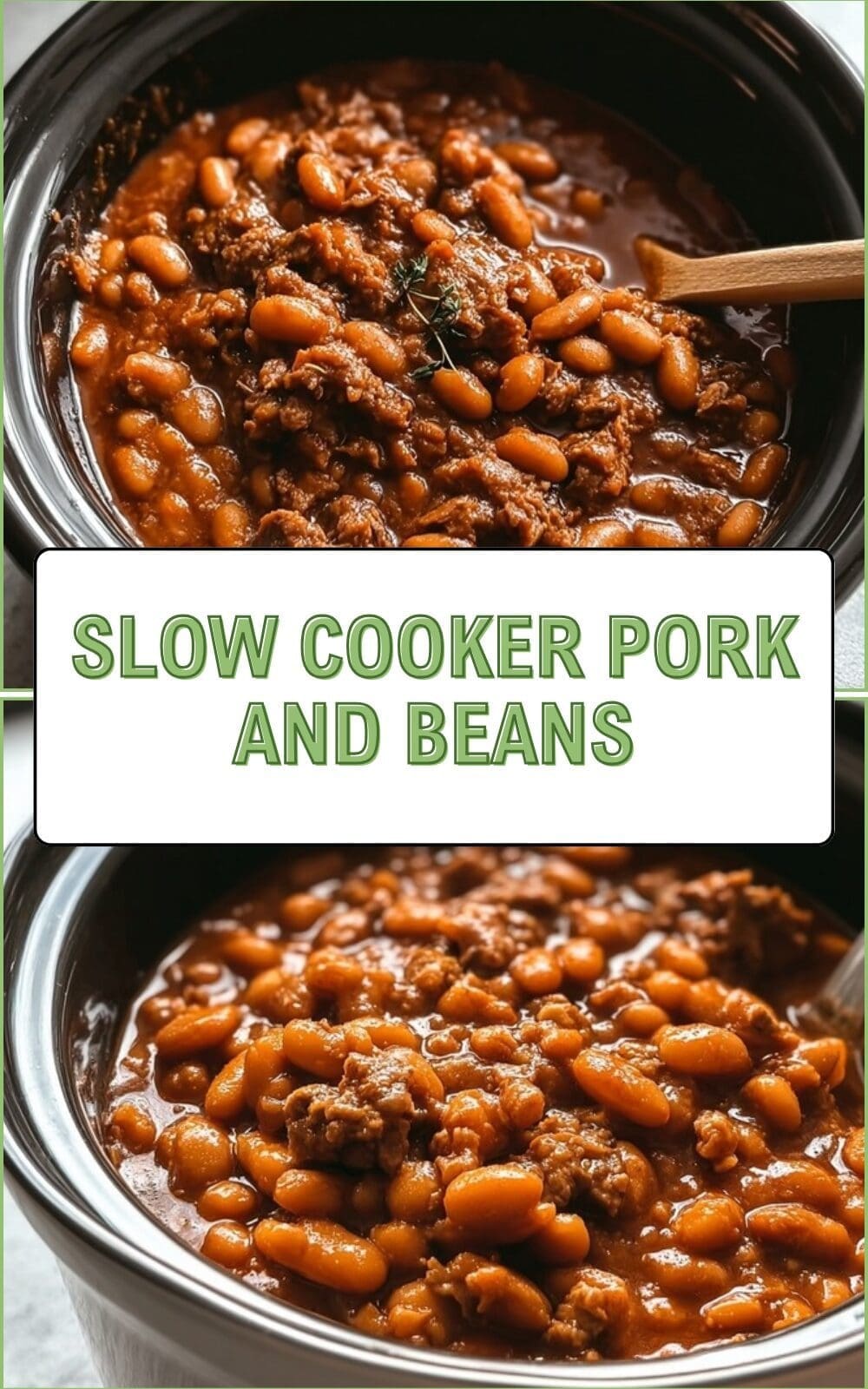 Slow Cooker Pork And Beans
