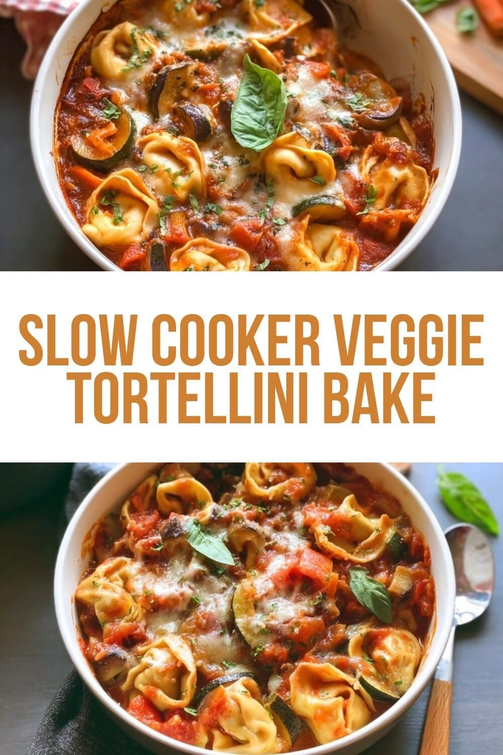 Slow Cooker Veggie Tortellini Bake 7 Slow Cooker Veggie Tortellini Bake